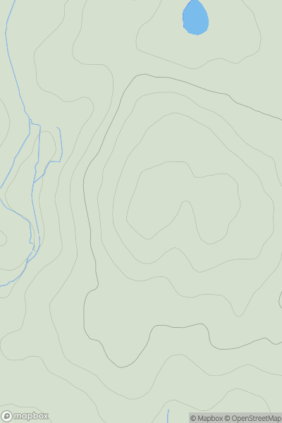 Thumbnail image for Beacon Hill [Lake District S] showing contour plot for surrounding peak